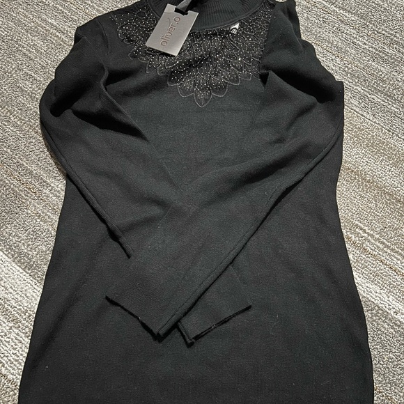 Black embellished sweater - Picture 4 of 4